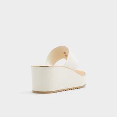 Aldo Penelopy White Women's Wedges - Wedge sandal, Wedge heel