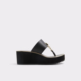 Aldo Penelopy Black Women's Wedges - Wedge sandal, Wedge heel