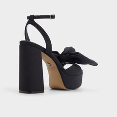 Aldo Luscious in Black 14154112 - Strappy heeled sandal, Platform