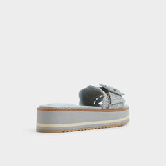 Aldo Wavynelly Other Blue Women's Flats - Slide sandal, Platform