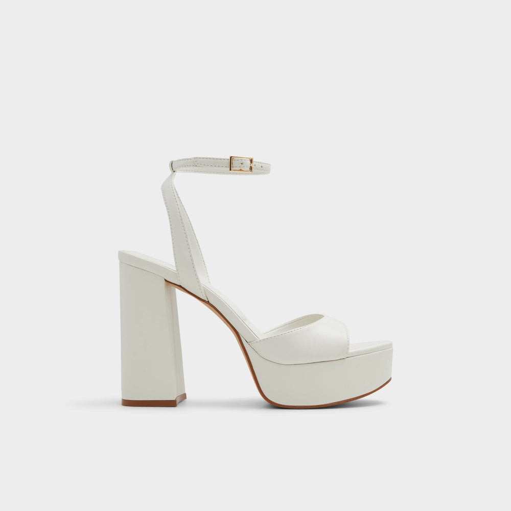 Aldo Valoria White Women's Platform sandals - Strappy heeled sandal
