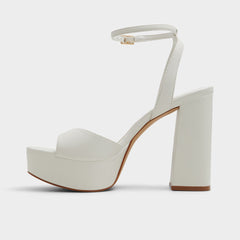 Aldo Valoria White Women's Platform sandals - Strappy heeled sandal