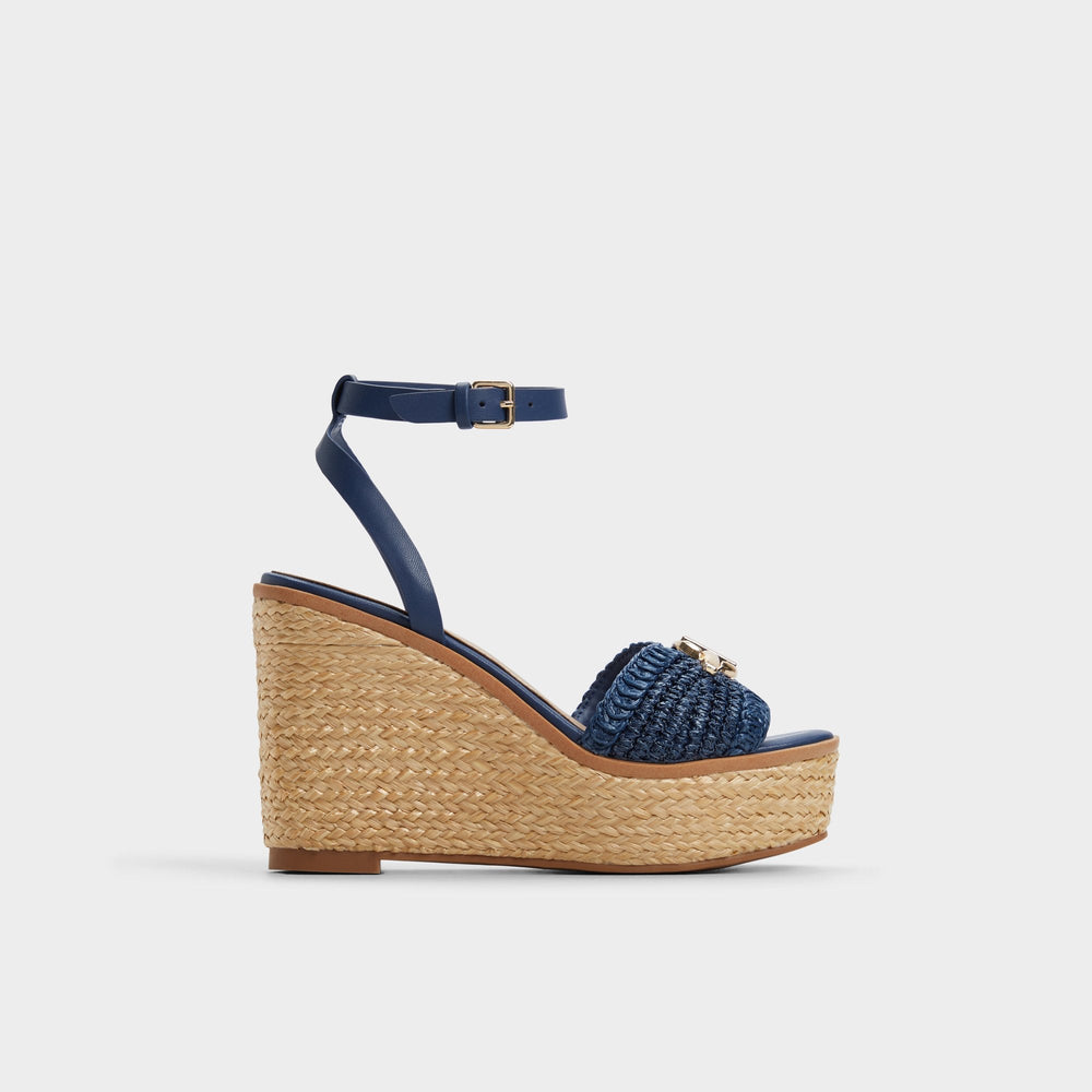 Aldo Ybylin Navy Women's Platform sandals - Wedge sandal