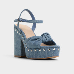 Aldo Ulialdan Blue Combo Women's Platform sandals - Strappy heeled sandal