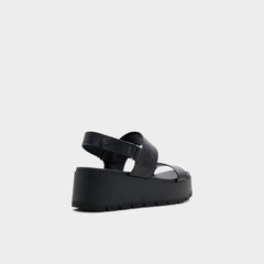 Aldo Thila Open Black Women's Wedges - Wedge sandal