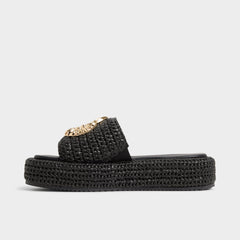 Aldo Justbeachy Black Women's Platform sandals - Flatform sandal