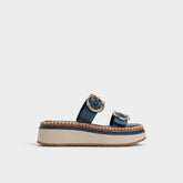Aldo Kaeithien Dark Blue Women's Platform sandals - Slide sandal