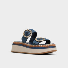 Aldo Kaeithien Dark Blue Women's Platform sandals - Slide sandal