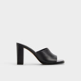 Aldo Re in Sophia Black - Heeled mule, Block heel