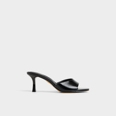 Aldo Annaberaen in Black - Heeled mule, Stiletto heel