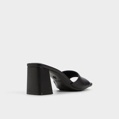 Aldo Tisha Black Women's Heeled mules - Heeled mule, Block heel