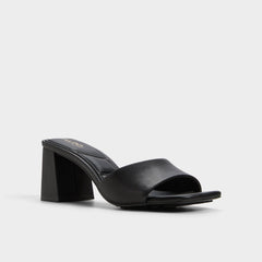 Aldo Tisha Black Women's Heeled mules - Heeled mule, Block heel