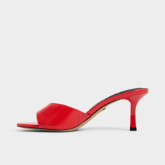 Aldo Annaberaen in Bright Red - Heeled mule, Stiletto heel