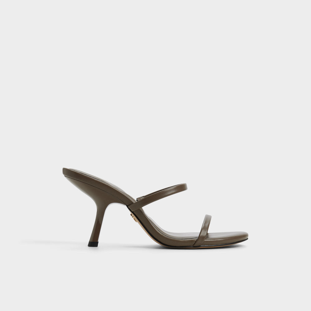 Aldo Avelinda in Khaki - Heeled mule