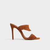 Aldo Nahanie in Medium Brown - Heeled mule, Stiletto heel