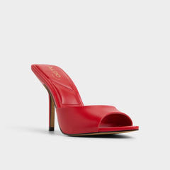 Aldo Madelan in Bright Red - Heeled mule, Stiletto heel