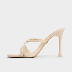 Aldo Velaia Light Beige Women's Heeled mules - Heeled mule, Stiletto heel