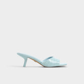 Aldo Enchanting Pastel Blue Women's Heeled mules - Heeled mule, Kitten heel