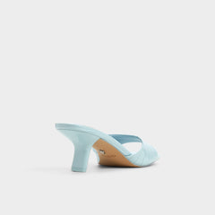 Aldo Enchanting Pastel Blue Women's Heeled mules - Heeled mule, Kitten heel