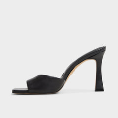 Aldo Jennifer in Black - Heeled mule, Stiletto heel