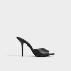 Aldo Madelan in Black - Heeled mule, Stiletto heel