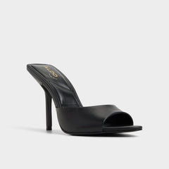 Aldo Madelan in Black - Heeled mule, Stiletto heel