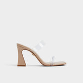 Aldo Calley Tan Women's Heeled mules - Heeled mule, Block heel