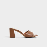Aldo Tisha Tan Women's Heeled mules - Heeled mule, Block heel