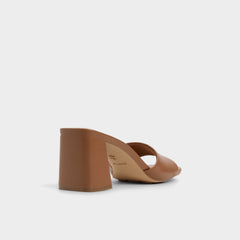 Aldo Tisha Tan Women's Heeled mules - Heeled mule, Block heel