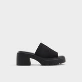Aldo Harrietta Black Women's Wedges - Heeled mule, Block heel