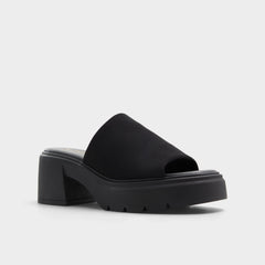 Aldo Harrietta Black Women's Wedges - Heeled mule, Block heel