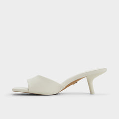 Aldo Enchanting White Women's Heeled mules - Heeled mule, Kitten heel