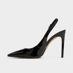 Aldo Stessysling Black Women's Pumps - Sling back high heel, Stiletto heel