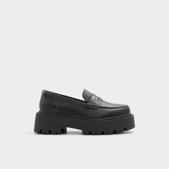 Aldo Cadaycia Black Women's Loafers & Oxfords - Loafer, Lug sole
