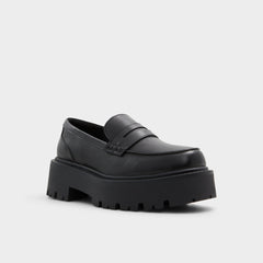 Aldo Cadaycia Black Women's Loafers & Oxfords - Loafer, Lug sole