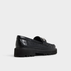 Aldo Danrose Black Women's Loafers & Oxfords - Loafer, Lug sole