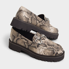 Aldo Danrose in Open Brown - Loafer, Lug sole