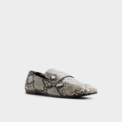 Aldo Bellamyy Black/White Women's Loafers & Oxfords - Loafer