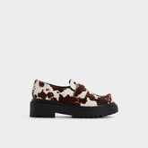 Aldo Miravelle in Open Brown - Loafer, Lug sole