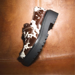 Aldo Miravelle in Open Brown - Loafer, Lug sole