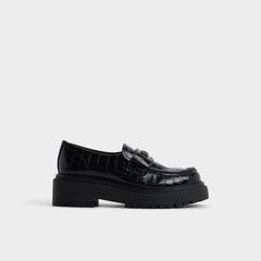 Aldo Miravelle in Black - Loafer, Lug sole