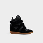 Aldo Bellissamo in Black - Wedge sneaker, Wedge heel