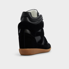 Aldo Bellissamo in Black - Wedge sneaker, Wedge heel
