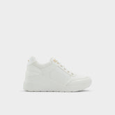 Aldo Iconistep White Overflow Women's Low top sneakers - Wedge sneaker, Wedge heel