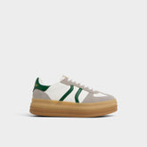 Aldo Elabrintar White Combo Women's Low top sneakers - Low top sneaker, Platform
