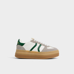 Aldo Elabrintar White Combo Women's Low top sneakers - Low top sneaker, Platform