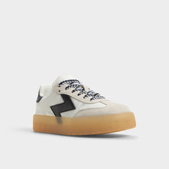 Aldo Retrostep White/Black Women's Low top sneakers - Low top sneaker, Jogger sole