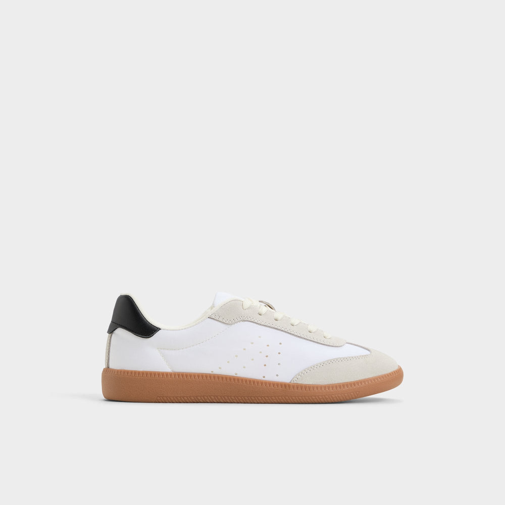 Aldo Clubstyle White/Black Women's Low top sneakers - Jogger sneaker, Jogger sole