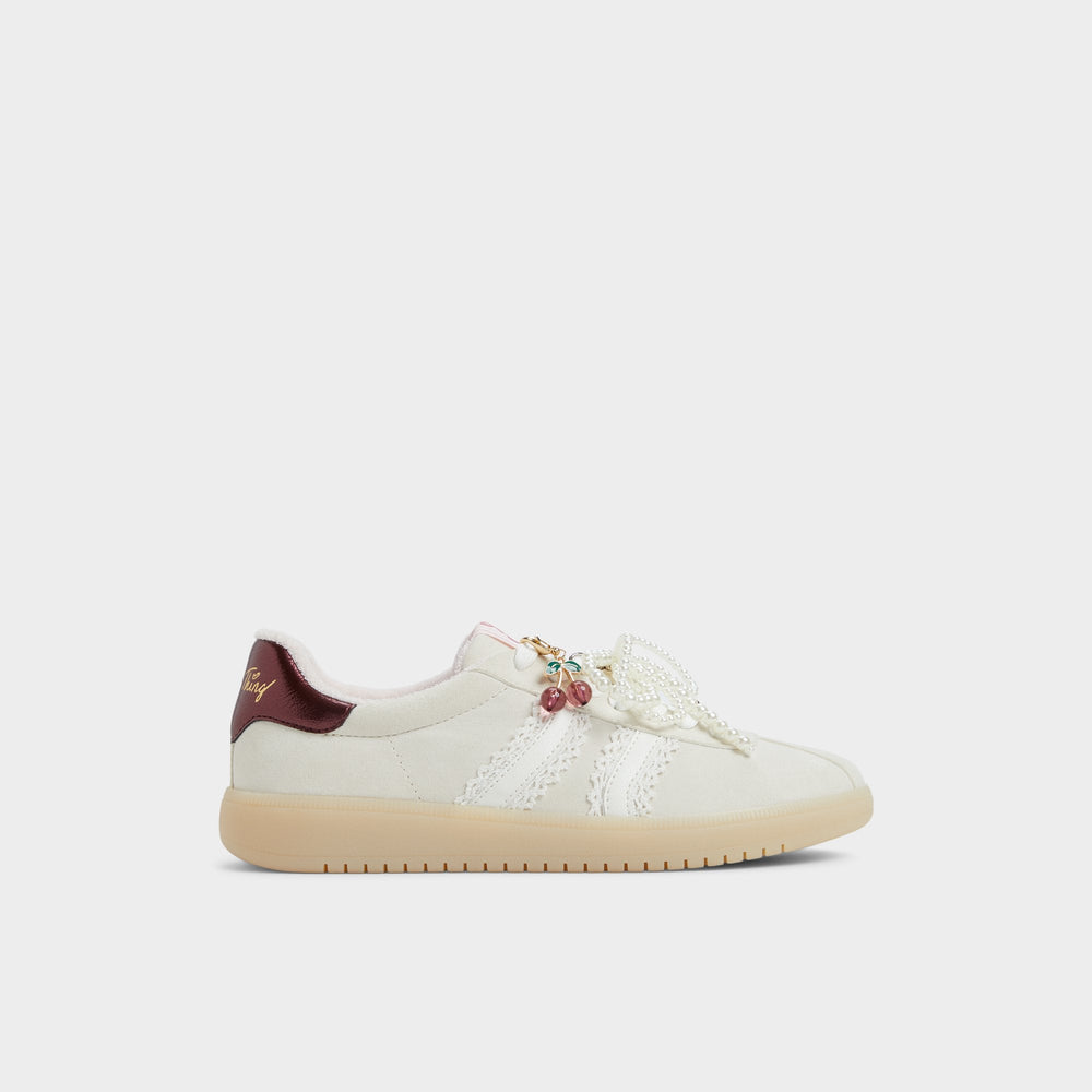 Aldo Sweetthing White/Bone Women's Low top sneakers - Low top sneaker, Cup sole