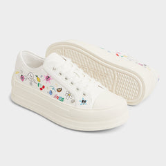 Aldo Rayes White/Multi Women's Low top sneakers - Sneaker, Platform